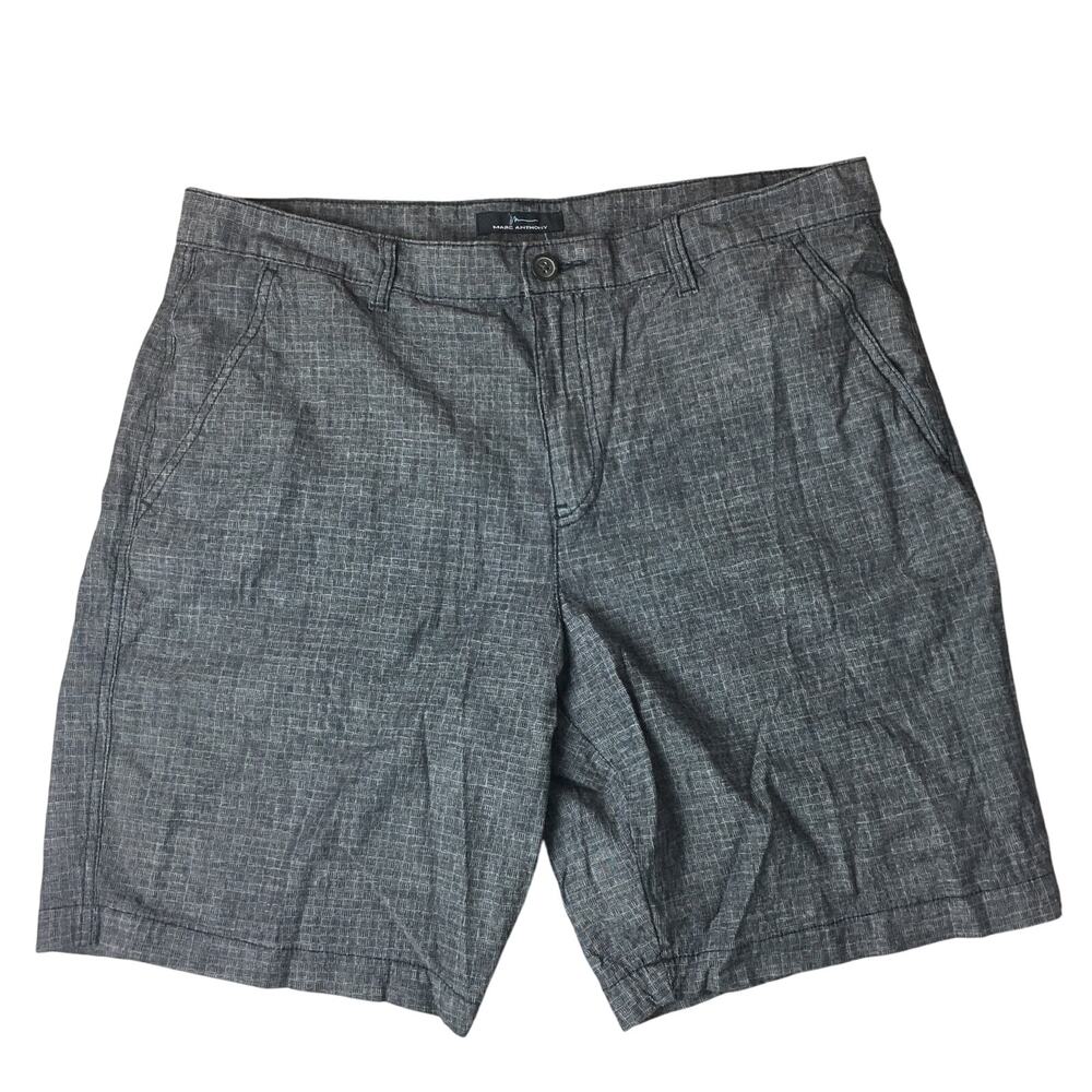 Marc Anthony Dark Grey Shorts Men Size 36 Cotton